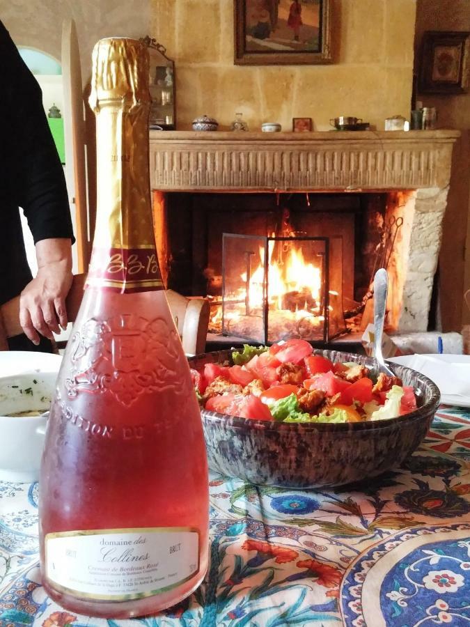 Bed and Breakfast Les 4 Eléments St Emilion Branne  Esterno foto