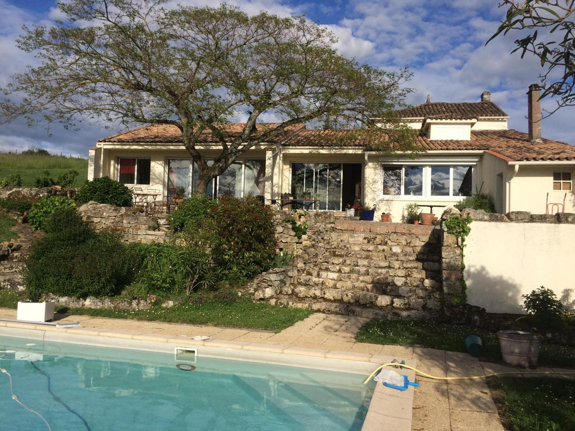 Bed and Breakfast Les 4 Eléments St Emilion Branne  Esterno foto